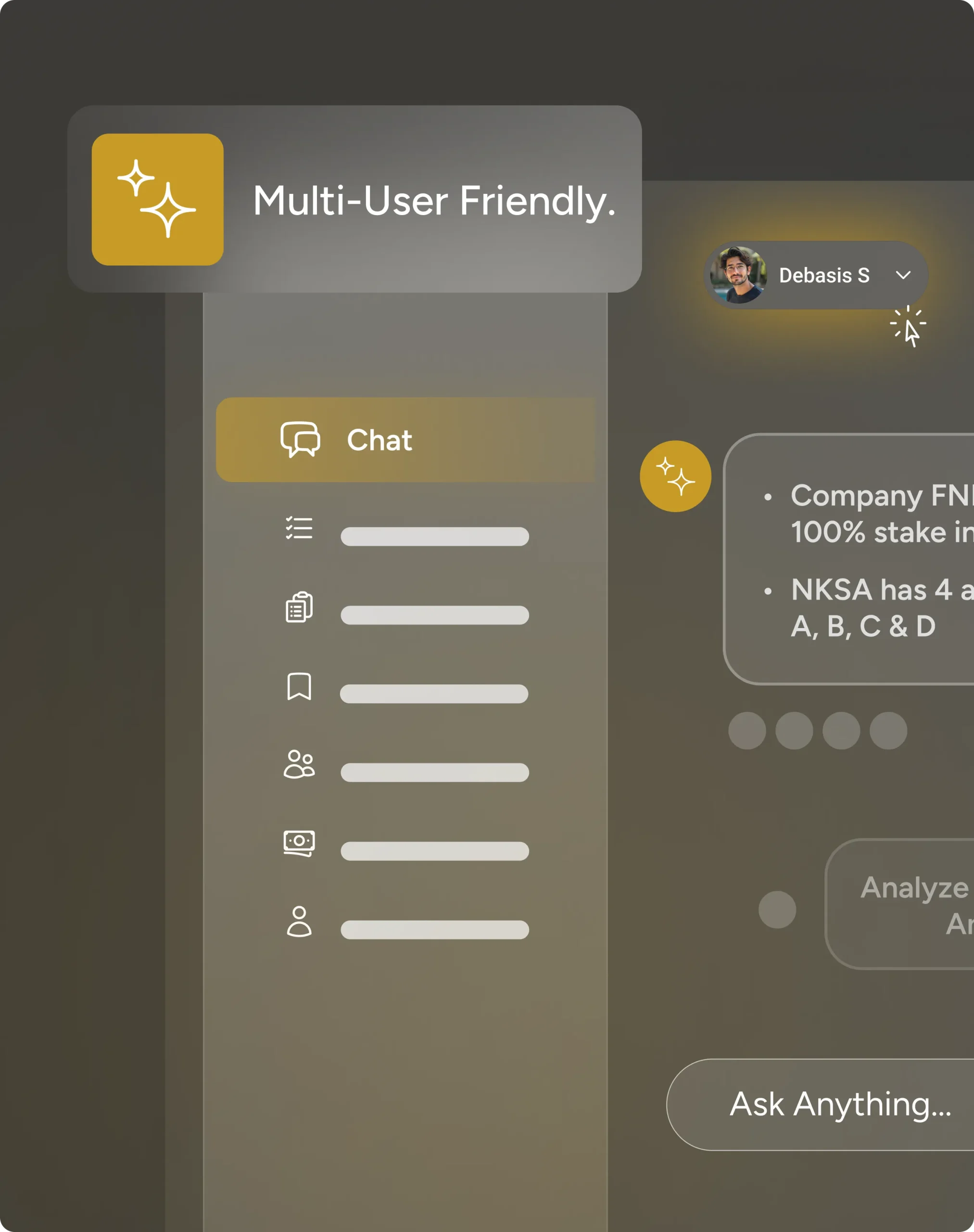 Multi-User Friendly feature