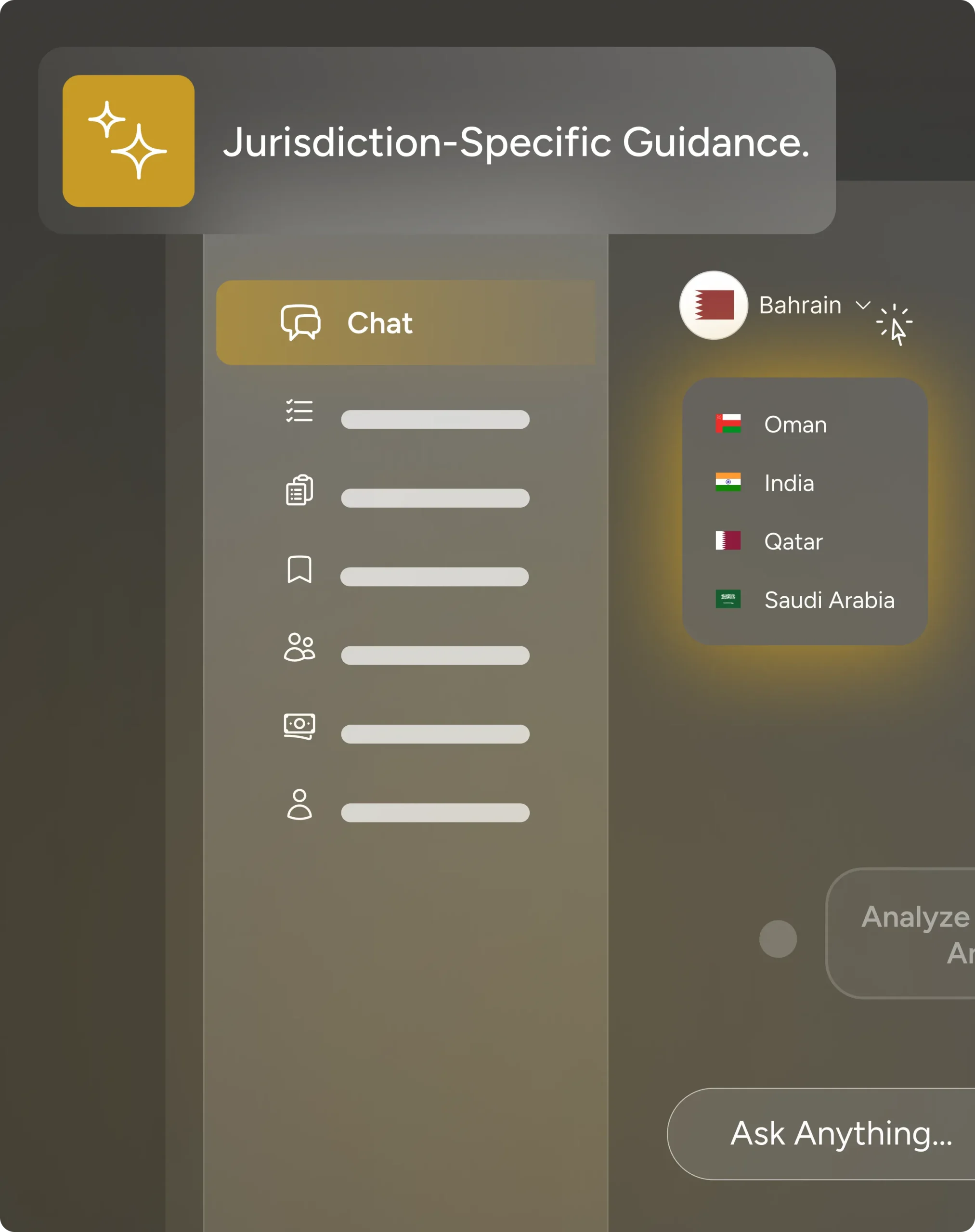 Jurisdiction-Specific Guidance feature