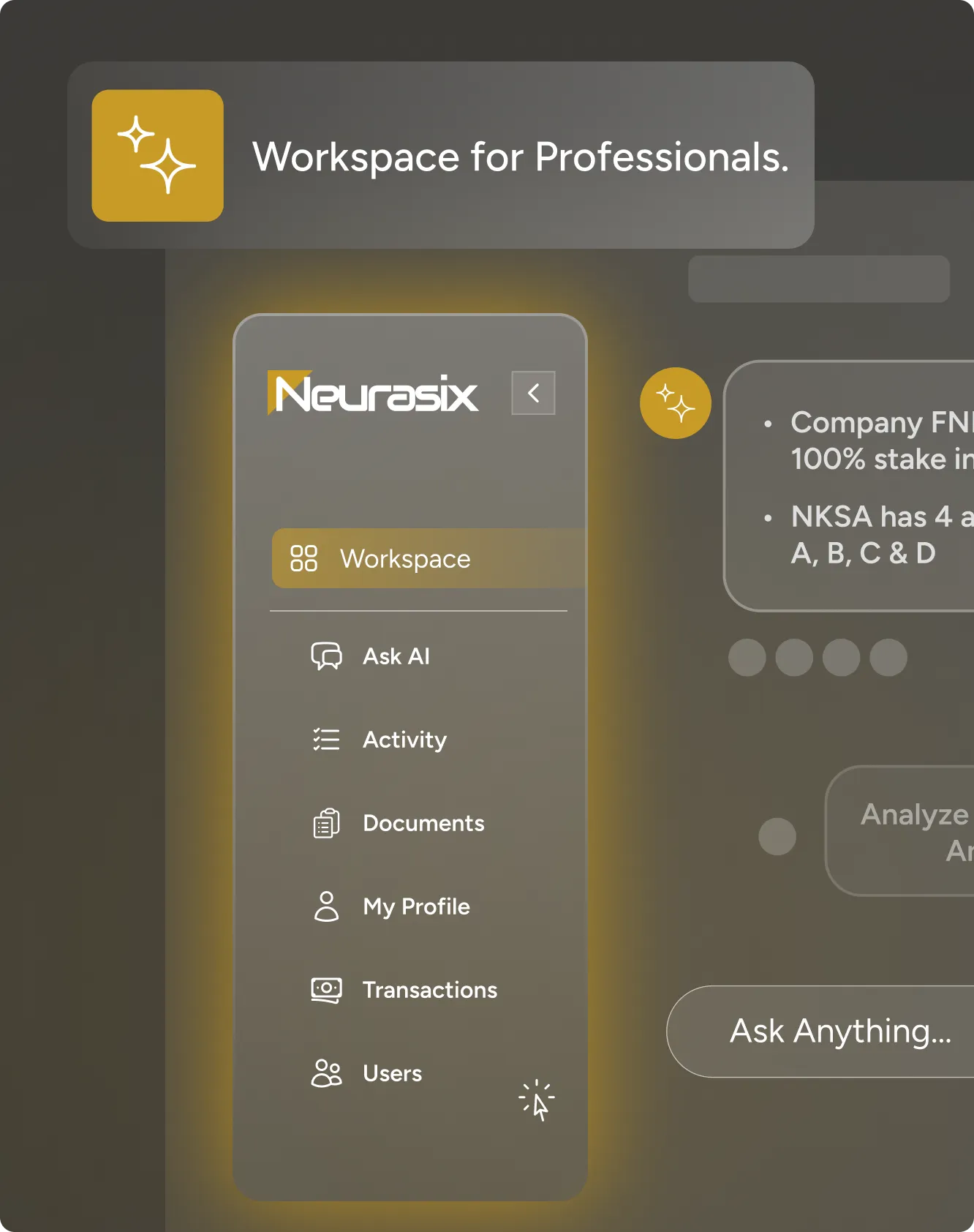 Workspace for Professionals